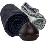 Weighted Blanket W/ Cover + 400 ML Diffuser Bundle